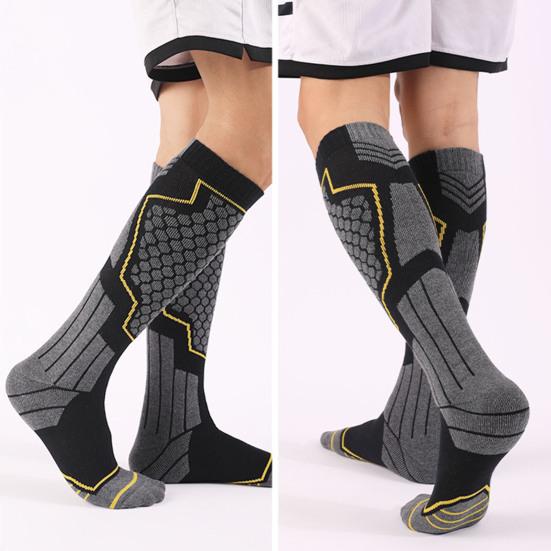 Winter Ski Socks Knee High Warm Snowboard Thermal Socks Cold Weather Outdoor Sports Sock for Skiing Cycling