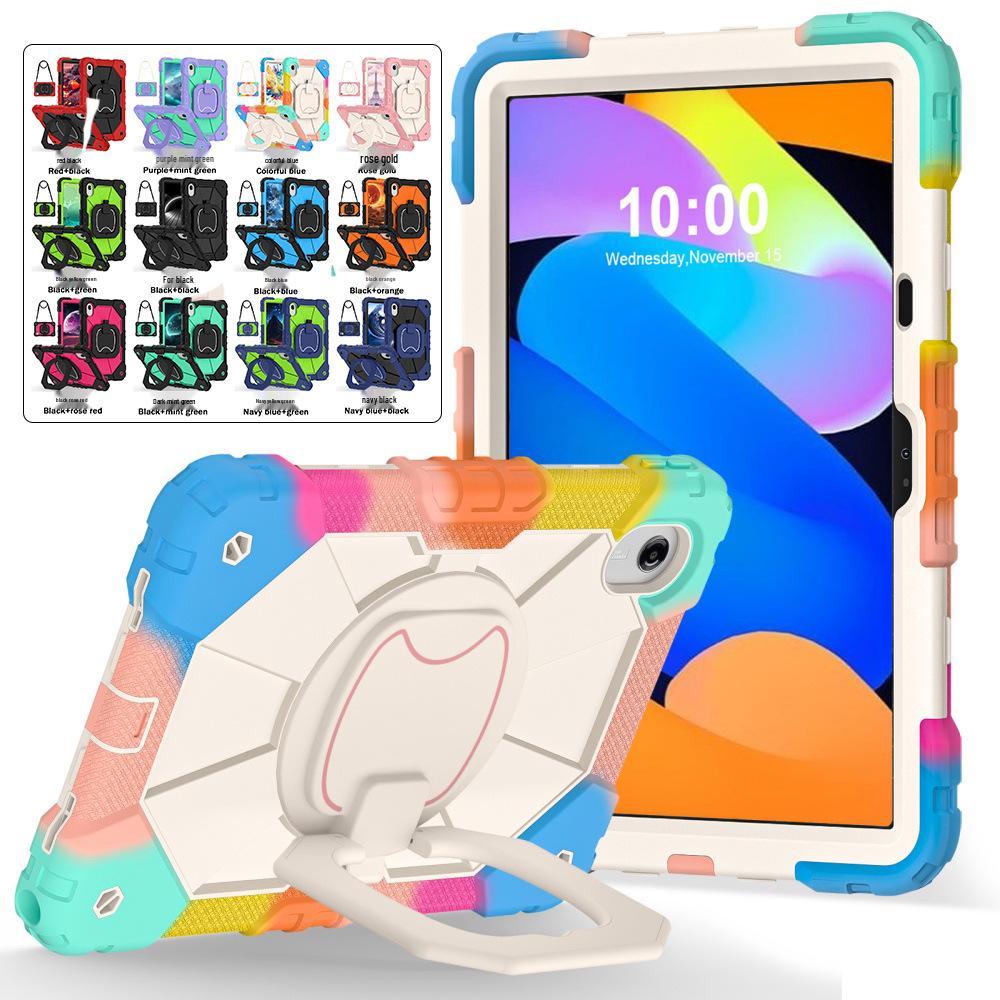 Защитный чехол для Lenovo Xiaoxinpad M11 2025 11 дюймов с подставкой, вращающейся на 360°, и ручным ремешком