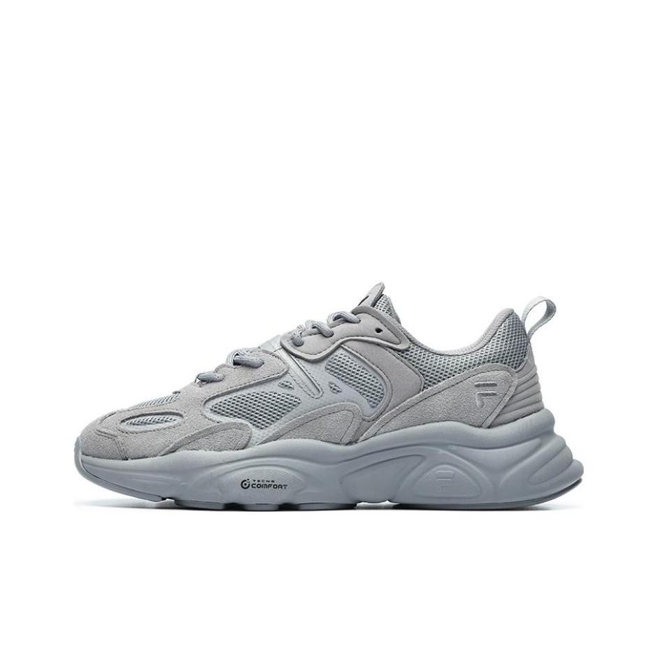 Fila Mars 2 Минималистичные Однотонные Амортизирующие Прочные Низкие Повседневные Кроссовки Мужские серые F12M131116FAL