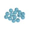 FSC 100% Wooden Beads, Polished, 10mm Ø, Turquoise, 52 Pieces