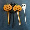 10Pcs Halloween Stick Design Cake Washable Lovely Decorative Lightweight Food Pick Party Supplies