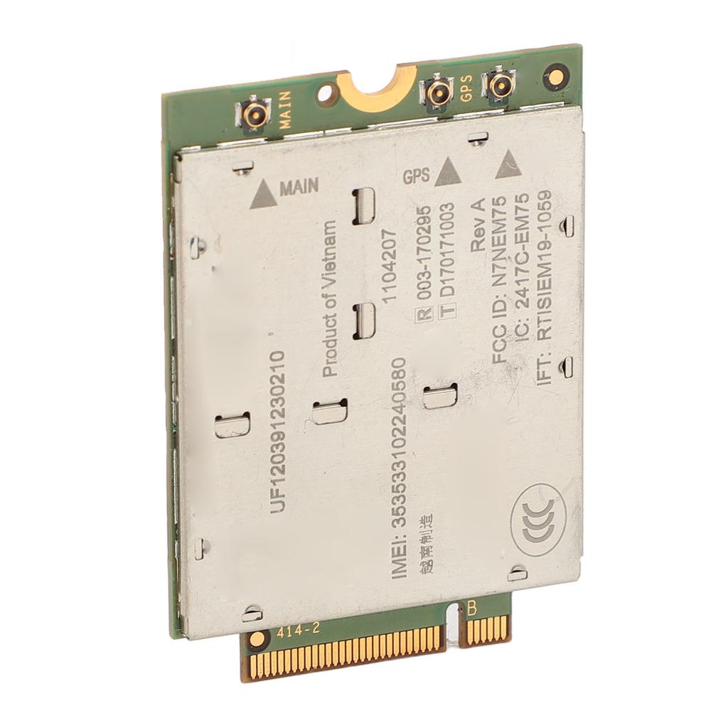 Беспроводной модуль 4G EM7565 1104207 PCI Express M.2 Cat 12 Высокоскоростная сетевая карта 4G LTE для ноутбука с интерфейсом NGFF M.2