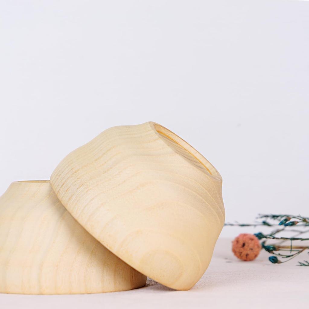 YOSHIKI деревянная суповая миска из натурального цельного дерева для супа мисо диаметр SDGs Eco Material Bowl, деревянная, миска, стильная, миска, большая, 11,5 см, YK-OW1