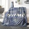 Abstract Pattern Of Radiating Lines With The Word In The Center Cozy Customizable Blanket Personalized Name Warmthful Decor Throw For Sofa Couch