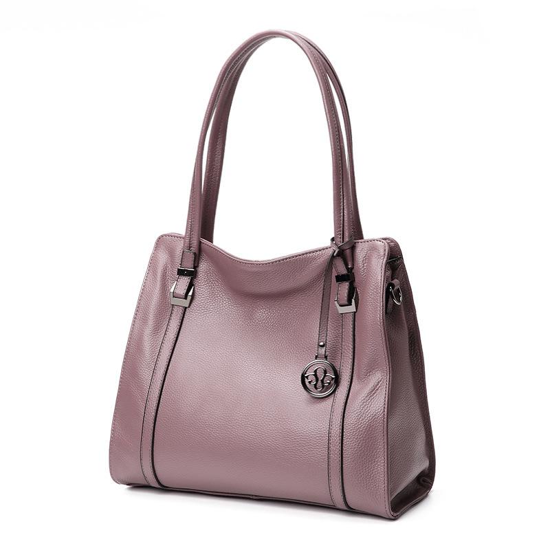 Women's Bag New Trendy and Fashionable Genuine Leather Women's Bag Large Capacity Bag Large Leather One-shoulder Crossbody Bag