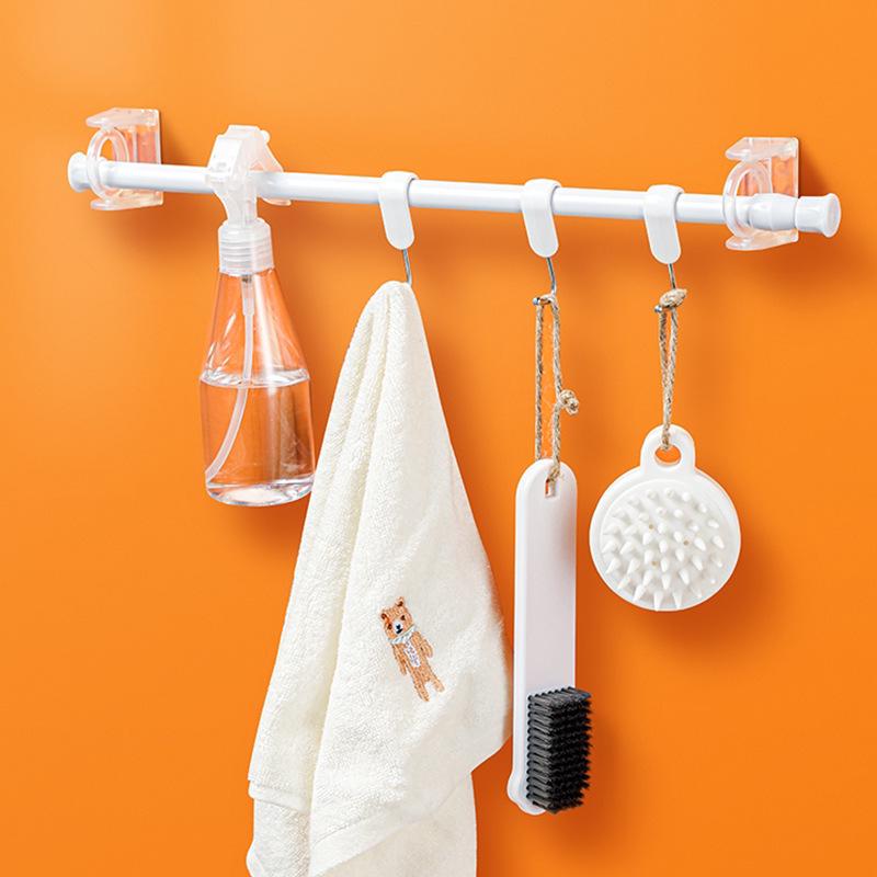 Прозрачный настенный выдвижной кронштейн для подвесной штанги с вращением на 360°