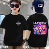 Kpop Demon Hunter Women's T-shirt Parent-child Outfit Breathable Cotton Boys Short-sleeved Top Comfortable Adult Clothe