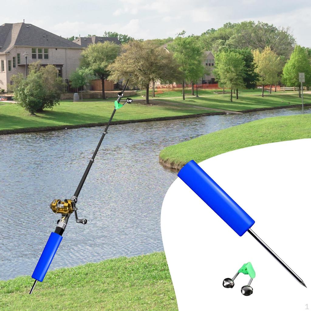 Держатель для удочки, подставка для удилища, легкий, разборный, с колокольчиками, поддержка для