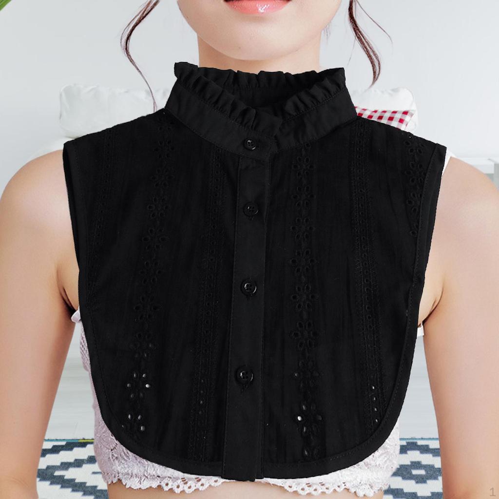 False Collar for Ladies Decorative Versatile Fashion Jacquard Faux