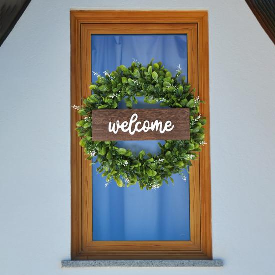 Экологичный дверной декор, легкий портативный настенный, оконный, вечерний, свадебный знак