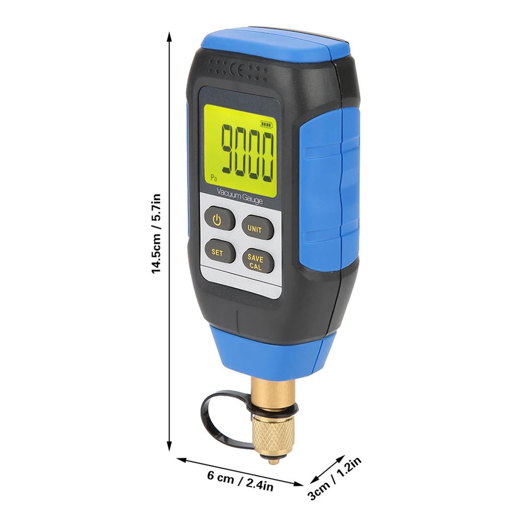 Flying Over Digital Vacuum Gauge VMV-1electronic High-precision Digital Air Conditioning Pressure Gauge Negative Pressure Gauge