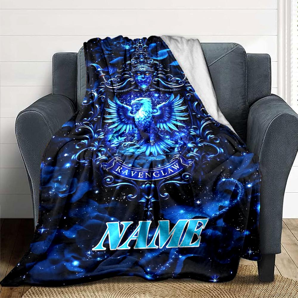 Custom Name "Harry Potter's Magical Journey" blanket for Couch & Bed, Plush Cozy Fuzzy Blanket Super Soft & Warm Blankets for Fall and Winter. 0908113