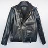 Китайский размер Классическая куртка J24 в стиле мотоцикла из натуральной кожи Тяжелая жесткая куртка из конской кожи Мужская зимняя куртка для мотоциклиста