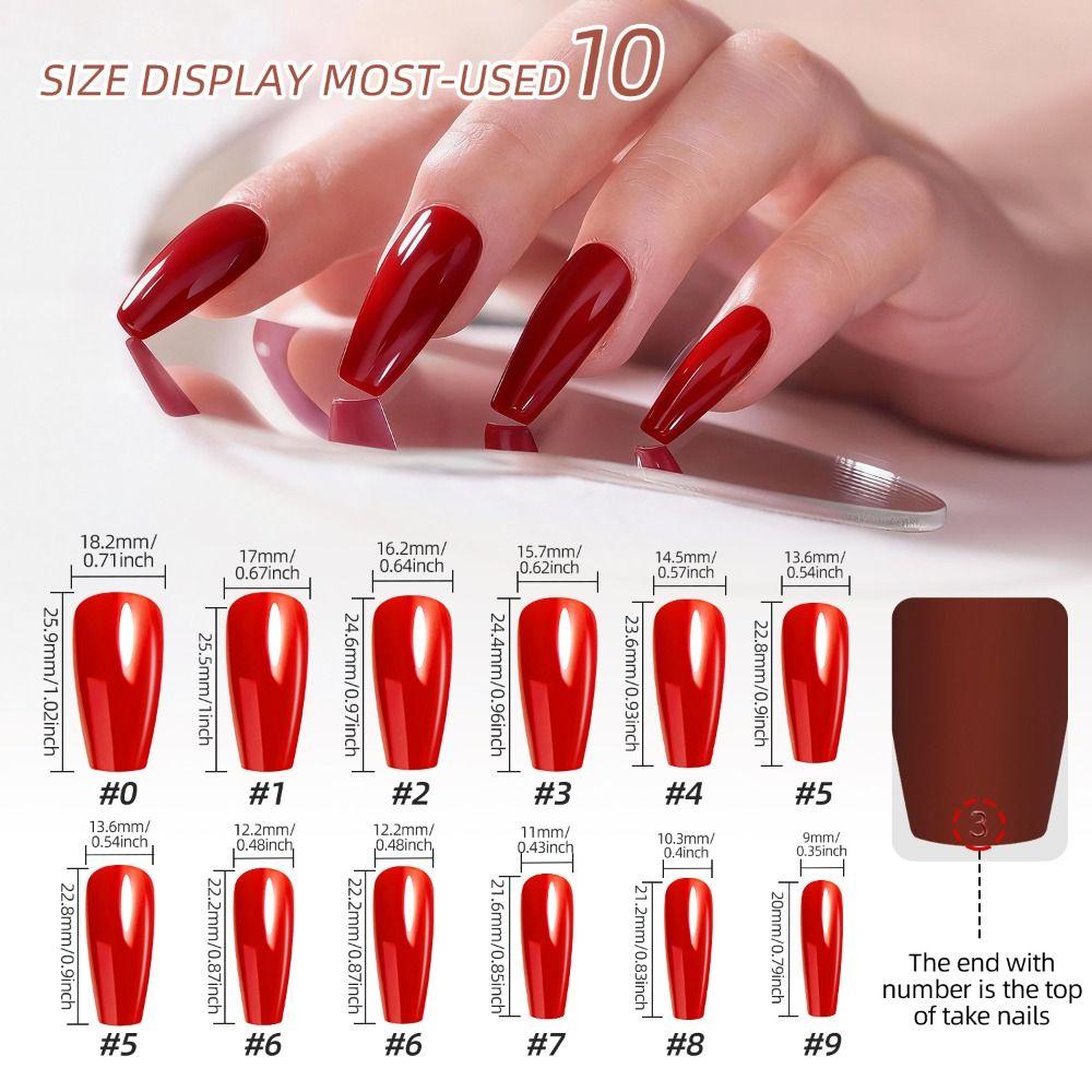 96pcs Mix Color French False Nails Coffin Ballet Press on Nails Woman DIY Nail Art