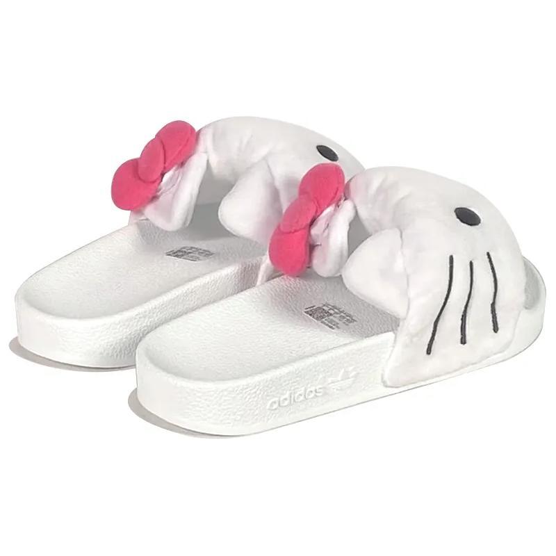 Шлепанцы Adilette Hello Kitty x Adilette Adidas Originals 'Hello Kitty and Friends' Женские IG8419