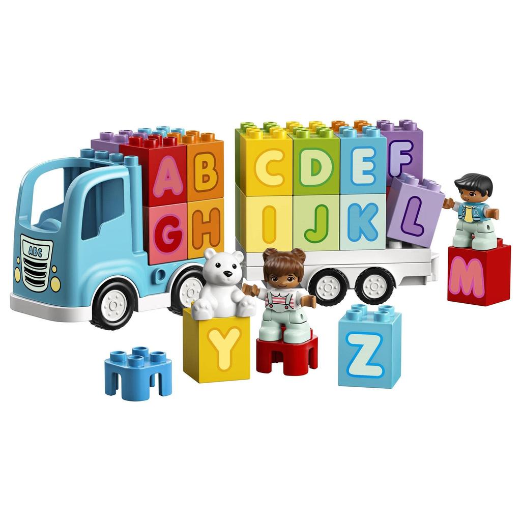 LEGO Duplo First Duplo Alphabet Truck 10915 Toy Block Gift Infant Baby STEM Educational Truck Boys Girls 1 and a Half Years Old and Up