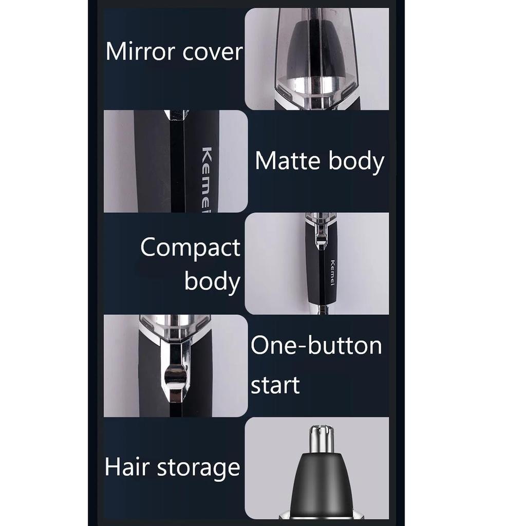 Nose Hair Trimmer Nose Hair Tool Nose Clipper Wash Trimmer Scissors and Razor Epilator Nose Hair