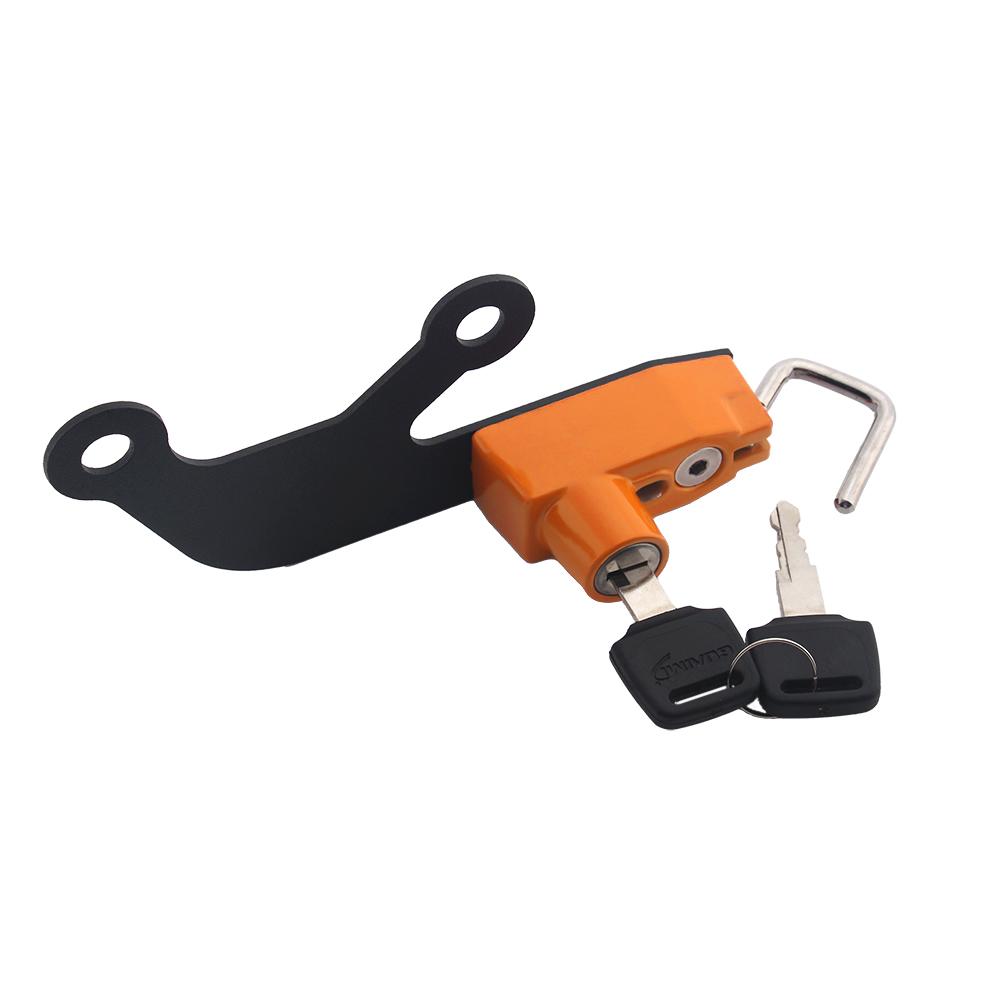 Helmet Lock For KAWASAKI Z650 NINJA 650 2017-2023 Z 650 Z-650 Motorcycle Accessories Rear Passenger Footrest Bracket Anti-theft