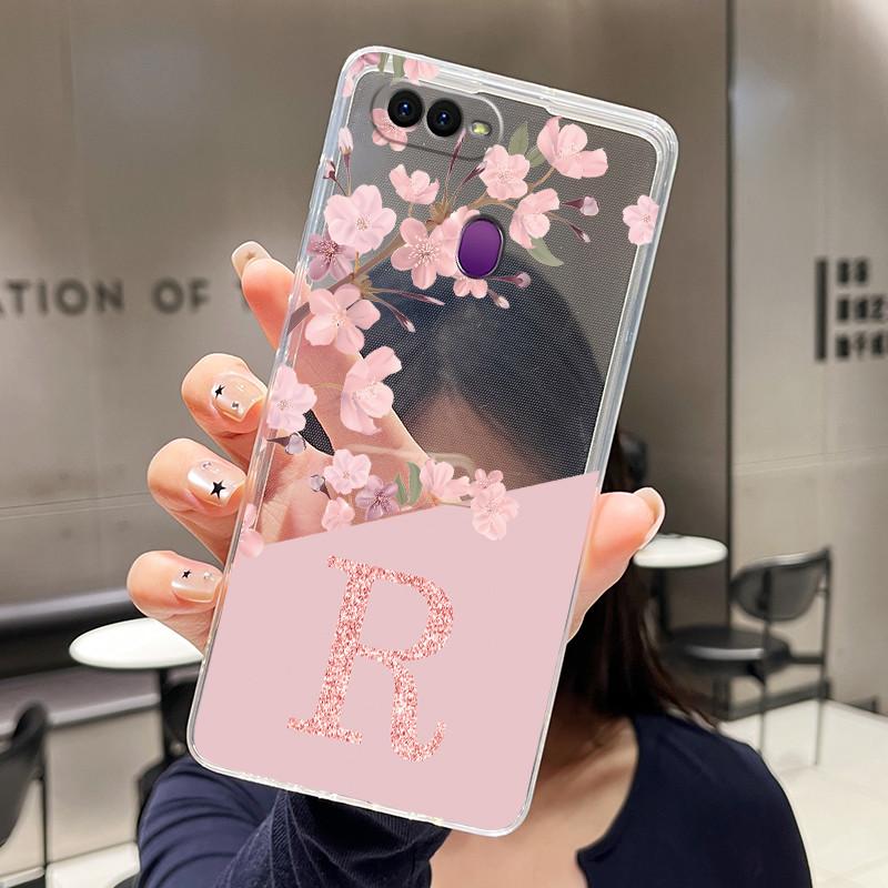 Чехол-бумажник для OPPO A5S/A7 2018/AX5S/A7N/A12/A12S Модный Цветочный Задний Чехол Прозрачный Мягкий Силиконовый TPU Прозрачный Чехол для Телефона