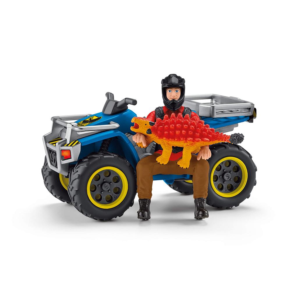 Фигурка Schleich Динозавр Велоцираптор и Квадроцикл 41466