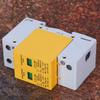 2P 20KA Low Voltage Arrester Yellow Module Lightning Protector  Electrical Safety