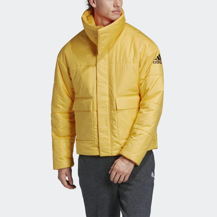 adidas Мужская желтая пуховая куртка DZ1431