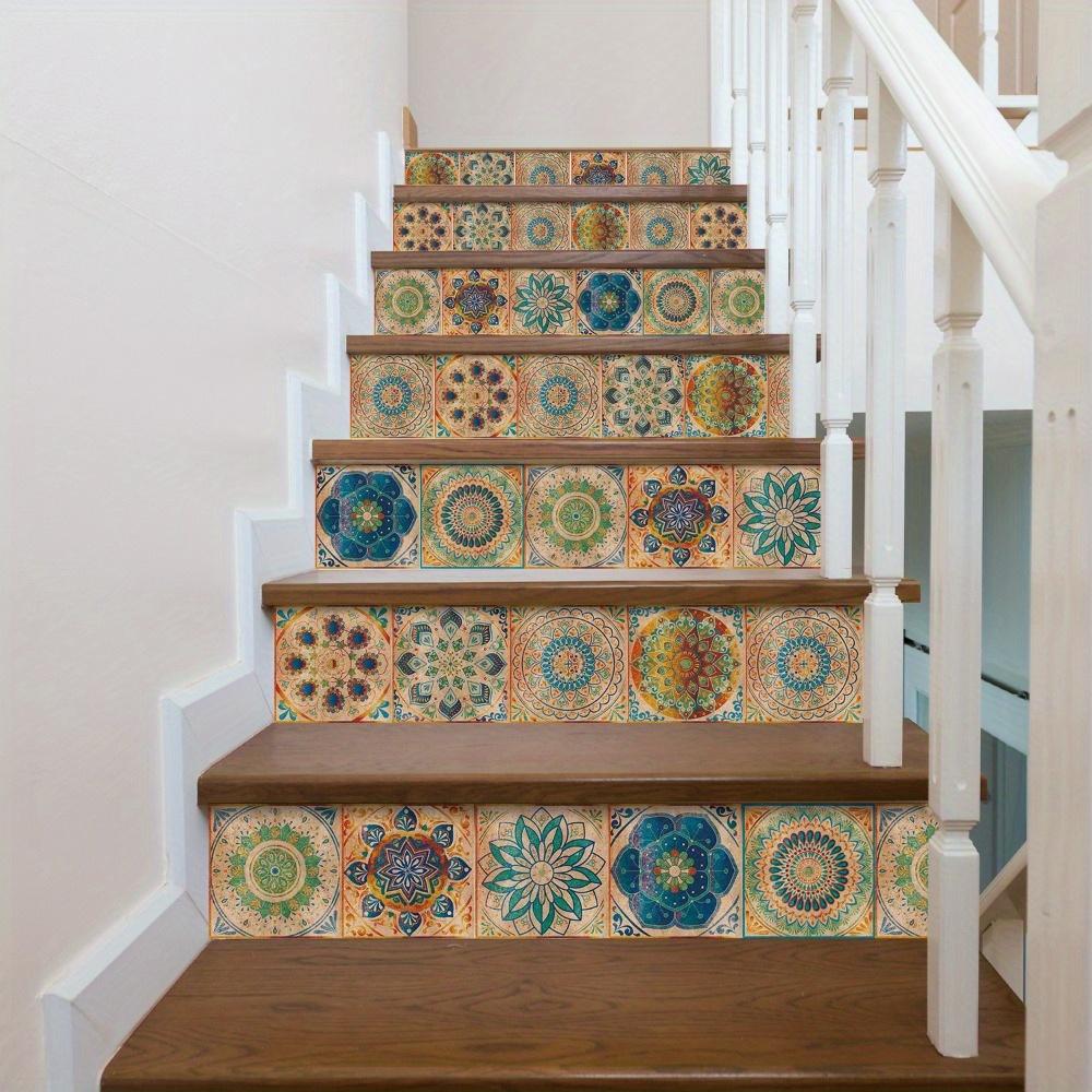 24 шт. Винтажные самоклеящиеся наклейки на керамическую плитку, отклеивающиеся и приклеивающиеся водонепроницаемые обои для фартука, настенные наклейки, декоративная плитка для кухни, ванной комнаты