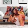 J Cole a King Cole Cole World Throw Blanket Stylish Decor Blanket Gift for Friends Roommate