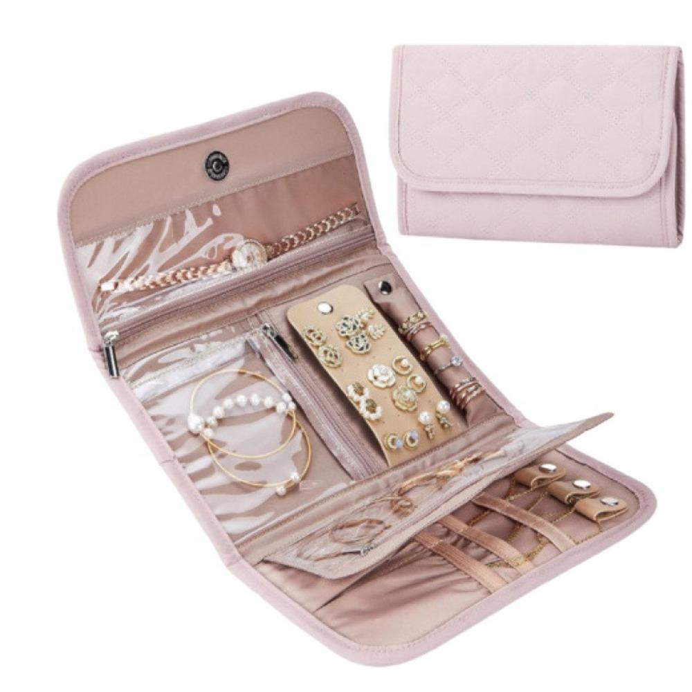 Fashion Travel Jewelry Storage Bag Soft Necklaces Storage Pouch  Party Gift Supplies