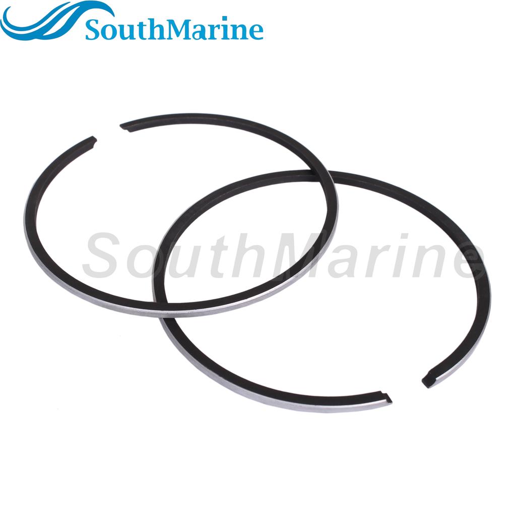 Моторная лодка Двигатель 6J8-11601-01 STD Поршневое кольцо для Yamaha 25HP 30HP, 59,5 мм STD, 2 шт.