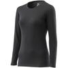 Breath Thermo a Thick Wool Crew Neck Shirt for Extreme Cold LL Underwear, Long-sleeve Weather, C2JAA801, Black,