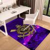 Sport Club Football Crest Printed Area Rug for Office, Chair Rug, Decorative Carpet Floor Mat, Large Size Fan gifts Christmas gifts