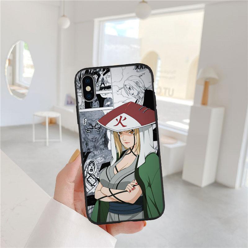 LO72 NARUTO Tsunade Soft Shell Phone Case for OPPO A3 Pro A72 A74 A76 A77 A77S A78 A79 A94 A95 A18 A40M A58