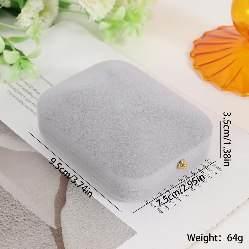 Бархатная шкатулка для ожерелий, шкатулка для подвесок, органайзер для ювелирных изделий, подарочная упаковочная коробка, контейнер для хранения ювелирных изделий для безделушек