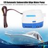12V 1100GPH Automatic Boat Bilge Pump Submersible Boat Bilge Water Pump Auto with Float Switch for Boat Caravan RV