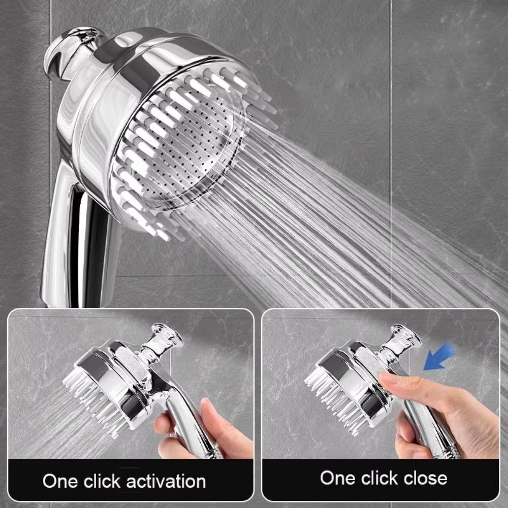 Gentle Spray Dog Bathing Nozzle Dual Mode Shower Sprayers with Bath Brush  Pet Bathing