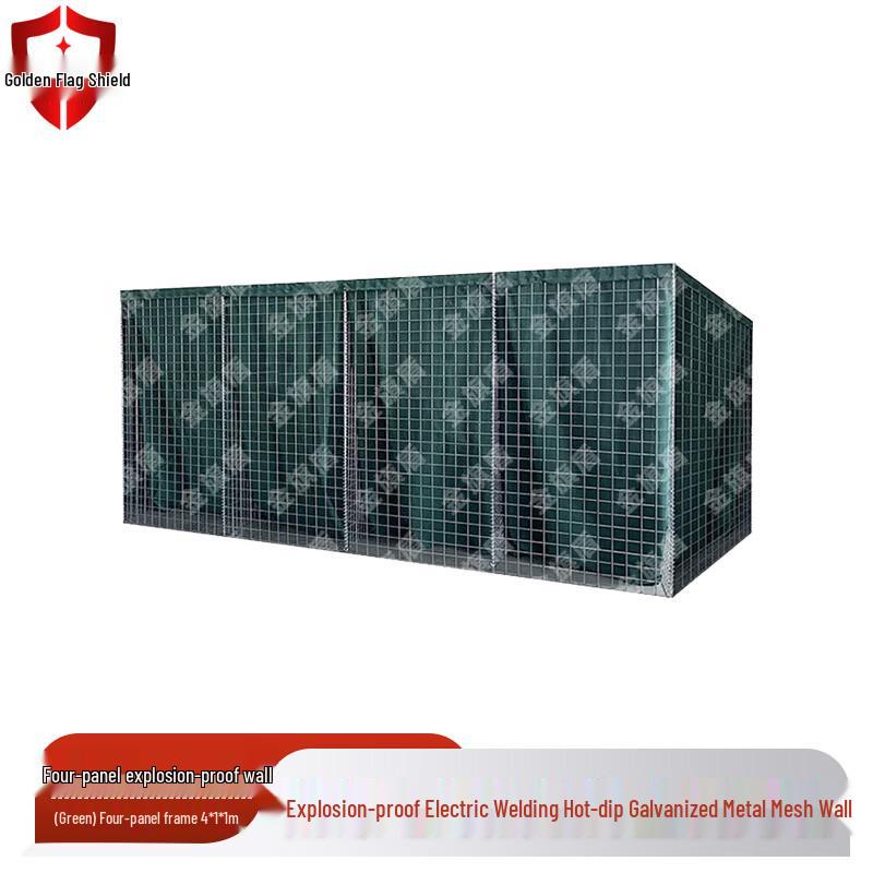 JINQIDUN Hot-Dip Galvanized Gabion Blast Barrier