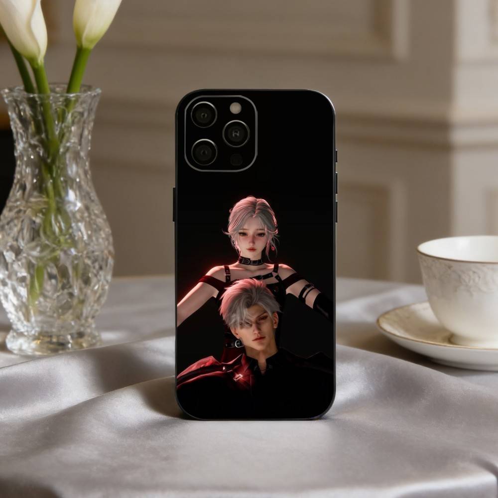 Чехол для телефона S-Sylus Love And D-Deep Space для iPhone 17pro, 16,15,14,13,12,11 X XR Plus,Другие Мягкий Черный Чехол