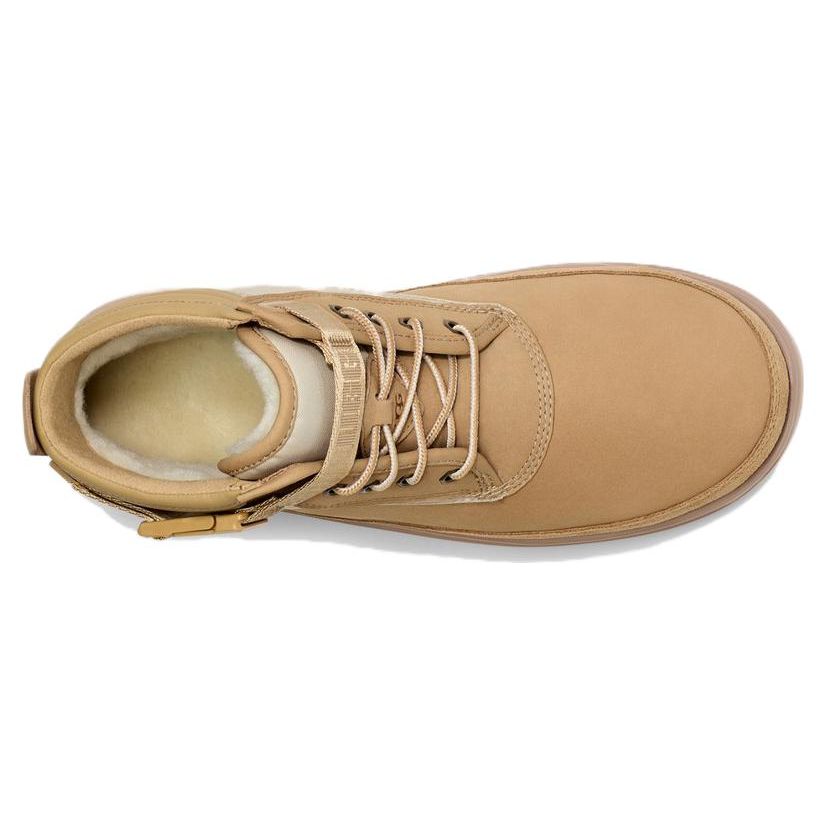 UGG Highland Utility Strap Suede Round Toe Lace-Up High-Top Sneakers Men Sneakers Brown 1143985-SSAL