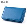 & Woman With Magnetic Buckle PU Leather Business Card Holder Card Pocket Card Case Name Card Holder