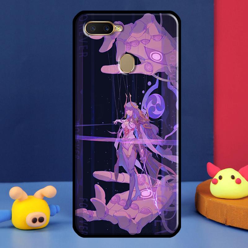 Чехол для телефона Baal Genshin Impact Game для Oppo A54 A57 S A78 A58 A98 A5 A9 A91 A15 A16 A17 A52 A72 A76 A96 A74 A94 A77