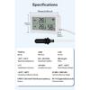 Tuya WiFi Zigbee Датчик температуры и влажности с выносным зондом Удаленное управление через приложение Работает с Yandex SmartLife Alexa