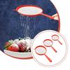 3pcs/set Filtering Tool Strainer Multifunctional Filter Noodle Powder Soy Milk Filtering Plastic Handle Kitchen Baking Tools