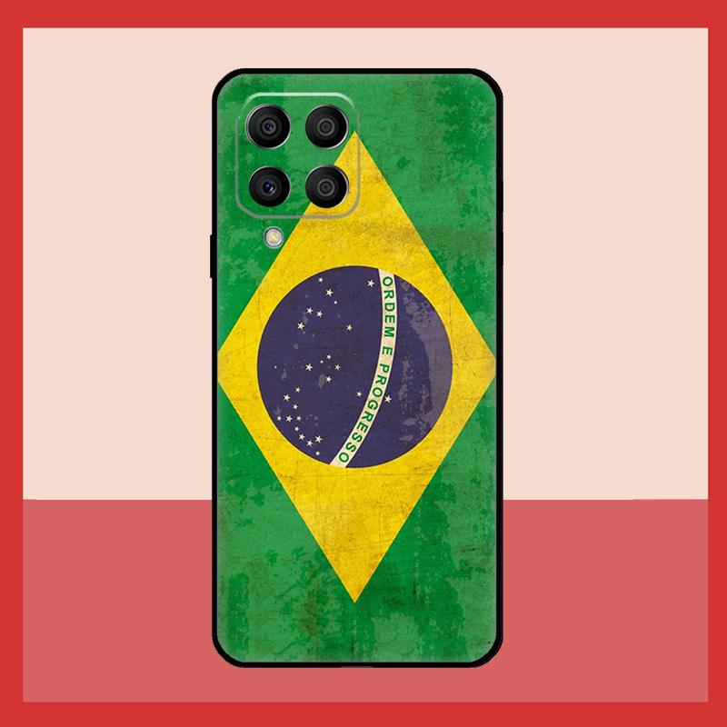 Brazil Brazilian Flag Case For Samsung Galaxy M12 M52 M06 M16 M36 M56 M33 M15 M55 M31 M13 M14 M53 M32 M35 M34 M54