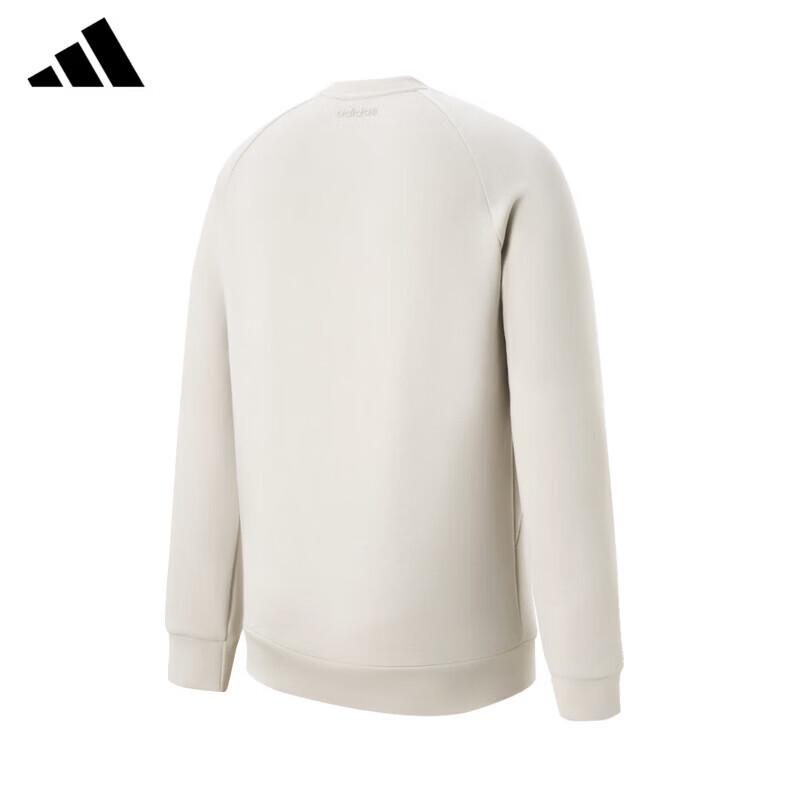 adidas Мужская ветрозащитная толстовка с круглым вырезом для бега на открытом воздухе