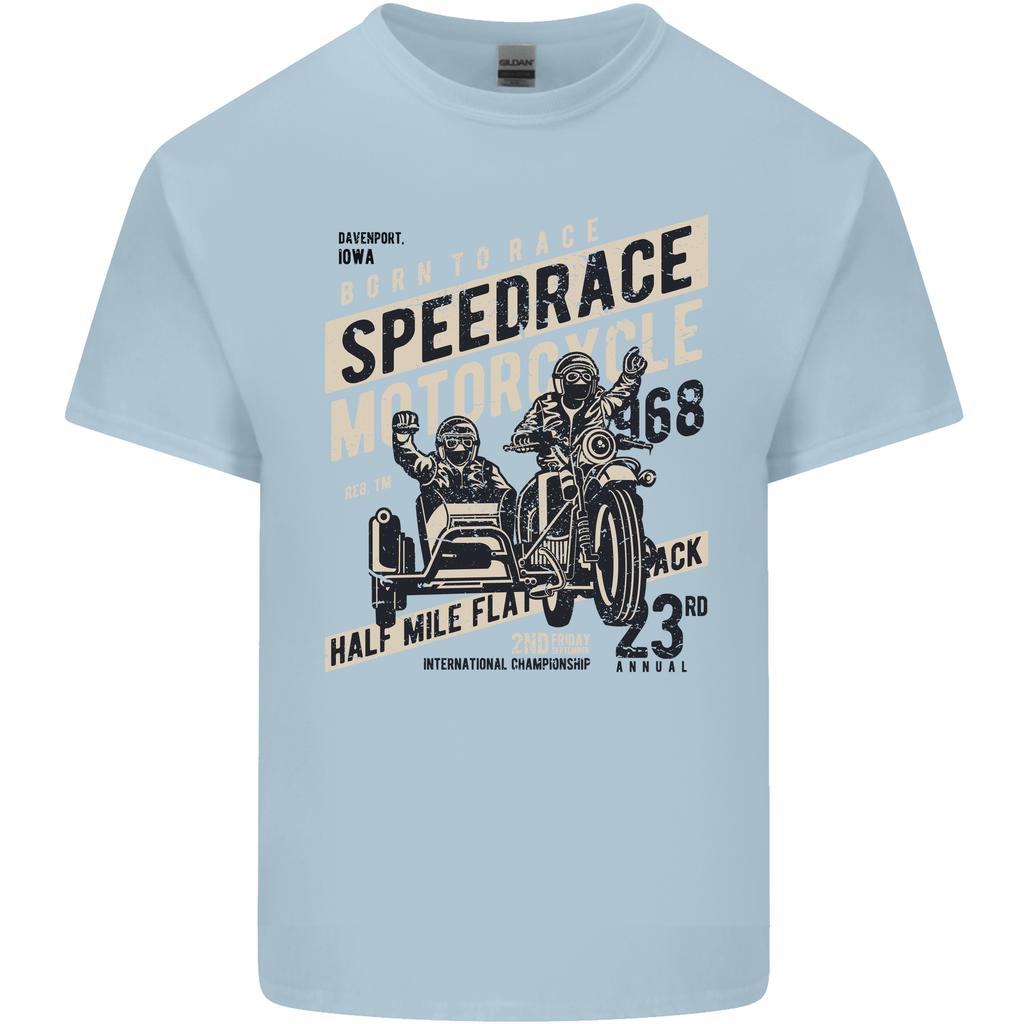 Speedrace Motorcycle Side Car Motorbike Unisexs Light Cotton TShirt