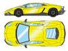EIDOLON Lamborghini Aventador Anniversario Мотор-шоу Giallomaggio Готовая модель Перепродажа Make-up 1/43 LP720-4 50° (Шанхай 2013)