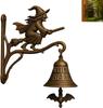 Collection Bells Decoration Creative Bells Doorbell Wrought Iron Bells A Broom Witch