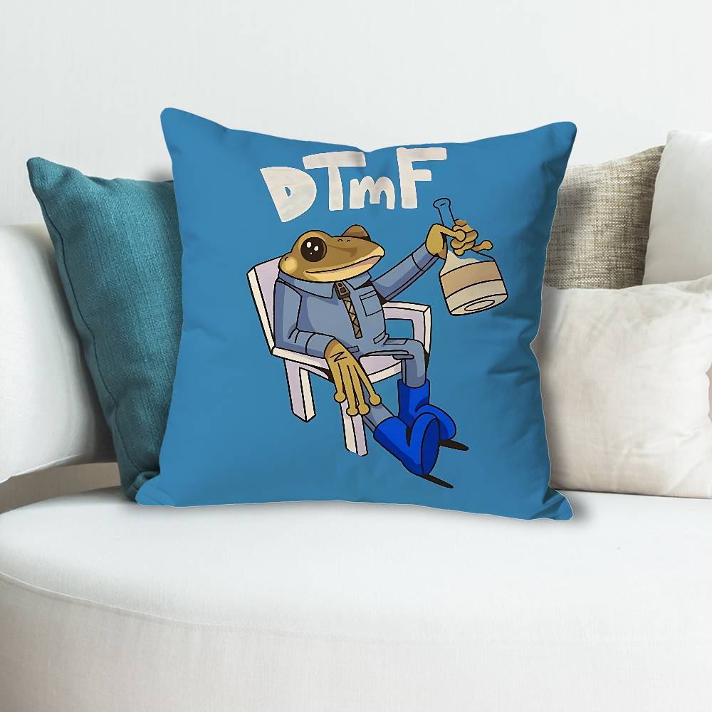 Singer BBad BBunny DTMF Anime Celebrity Merchandise AllMatch Printed Pillow Case Sofa Car Office Room Decoration Protector