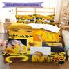 BE Bedding Quilt Set Quilt Cover Pillowcase Home Decoration Birthday Gift (1 * duvet cover + 2 * pillowcase, without core)